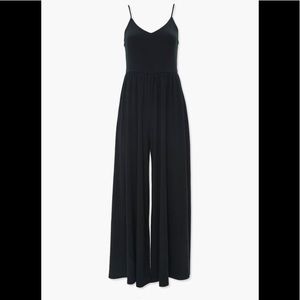 Forever 21 black strappy jumpsuit